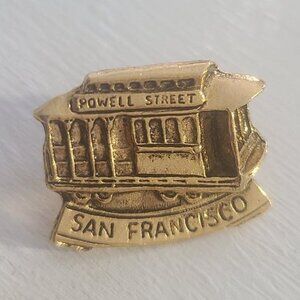 San Francisco CA Cable Car Vintage Lapel Pin